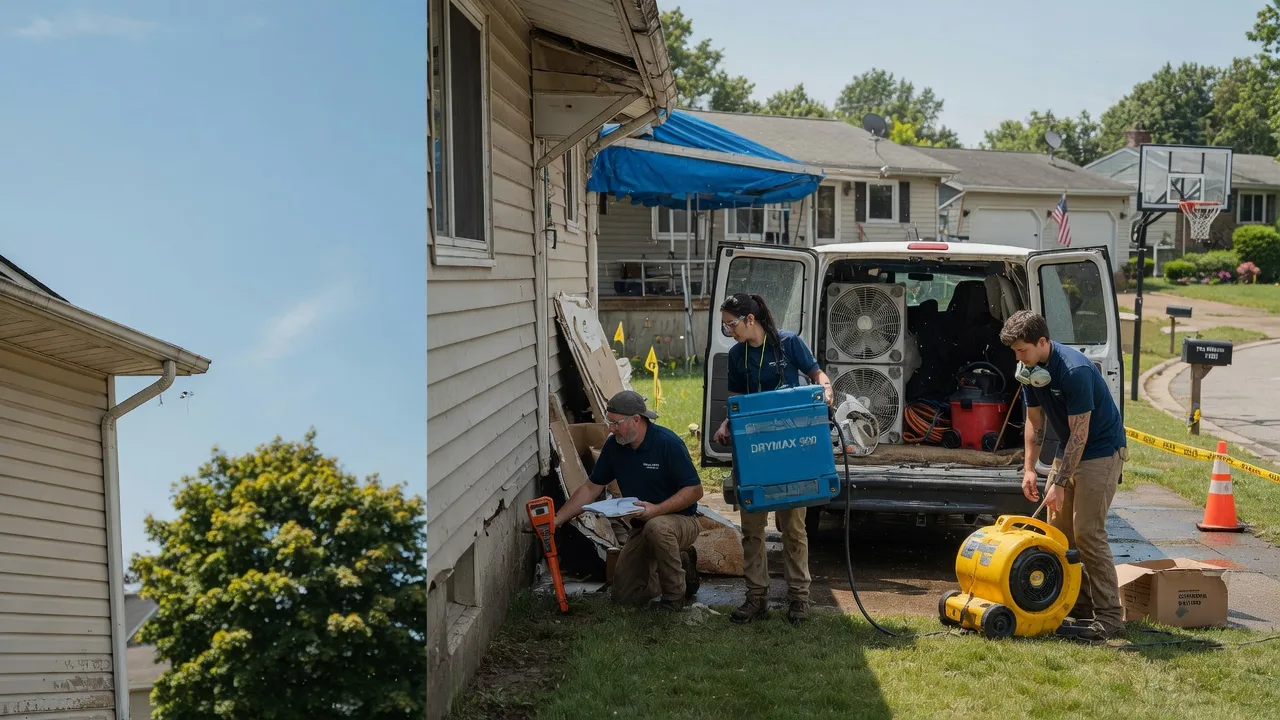Ceiling Leak Cleanup in Adell, WI near me
