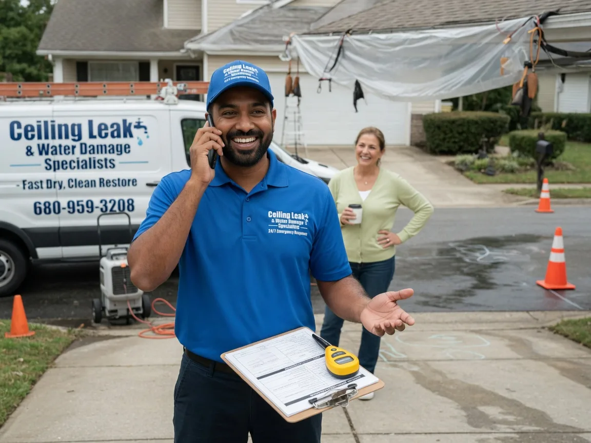 Ceiling Leak Cleanup Adell, WI FAQs